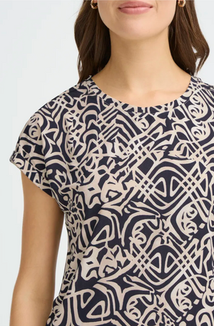 FR - Vera tee - navy lines