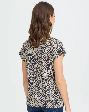 FR - Vera tee - navy lines