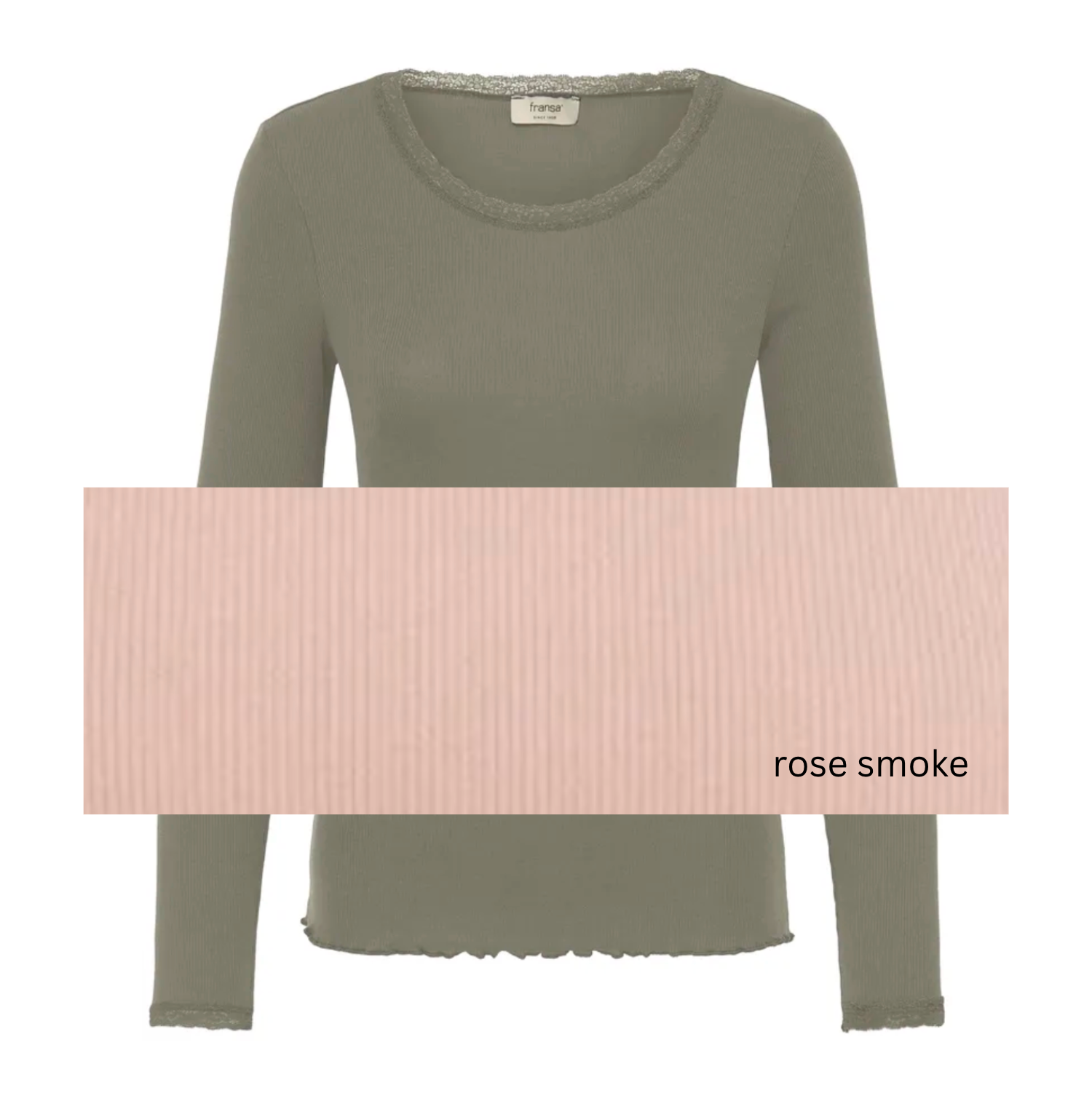 FR - Hizamond tee - rose smoke