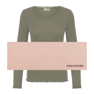 FR - Hizamond tee - rose smoke