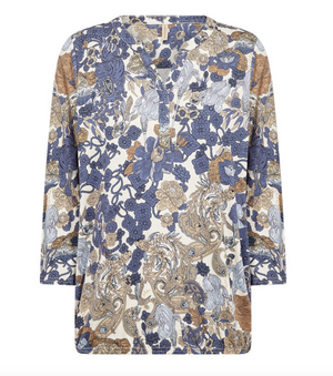 SC - Felicity top - navy combi