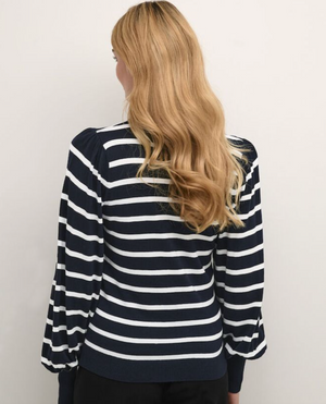KA - Lizzy striped pullover - navy/chalk