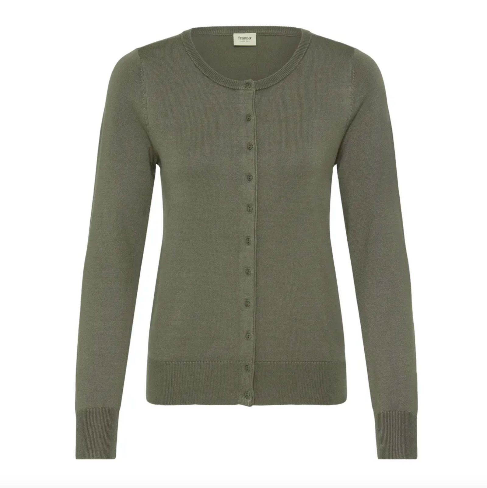 FR - Zubasic cardigan - smokey olive