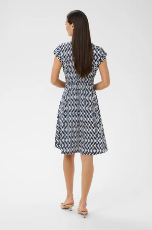 KA - Bella dress - midnight/chalk print