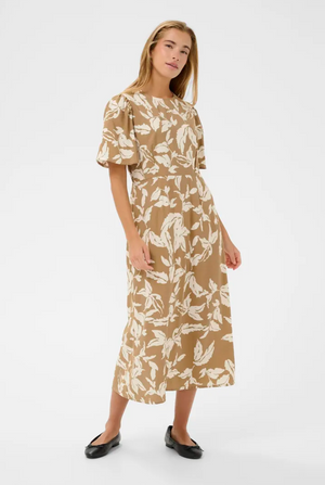 KA - Marlo dress - oak leaf print