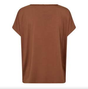 SC - Marica braid tee - toffee