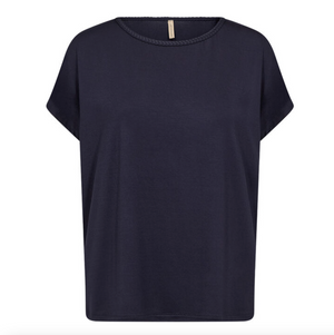 SC - Marica braid tee - navy