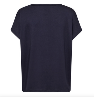 SC - Marica braid tee - navy