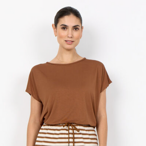 SC - Marica braid tee - toffee