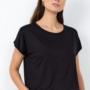 SC - Marica braid tee - black