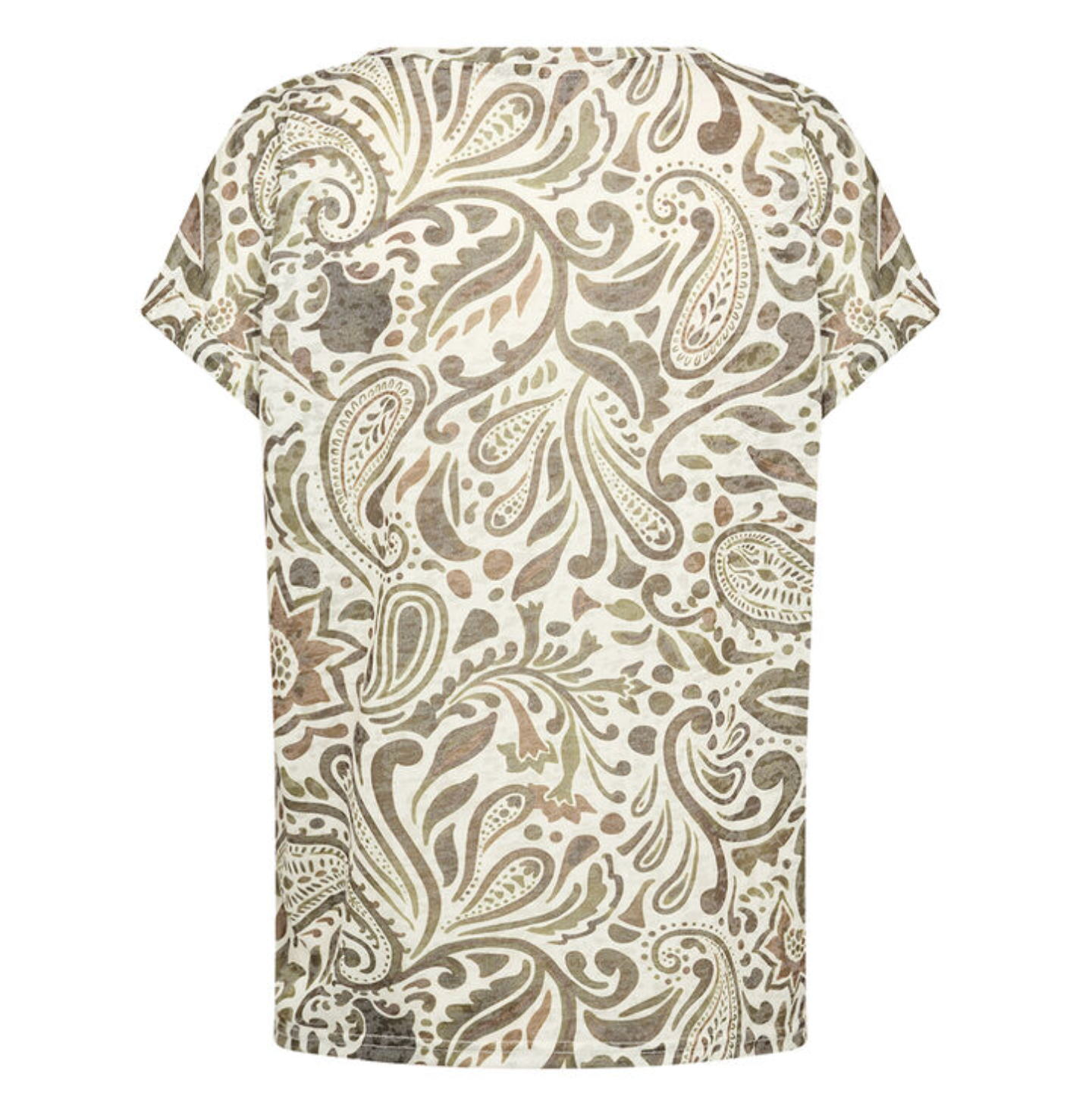 SC - Panike tee - olive/tan combi