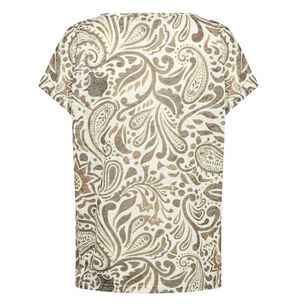 SC - Panike tee - olive/tan combi