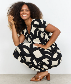 SC - Felicity dress - black combi