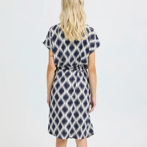 BY - Joella dress - navy ikat