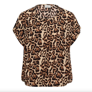 KA - Lokia blouse - natural leopard
