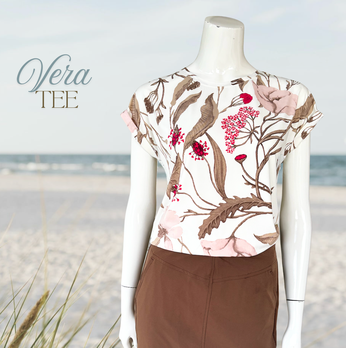 FR - Vera tee - savannah floral