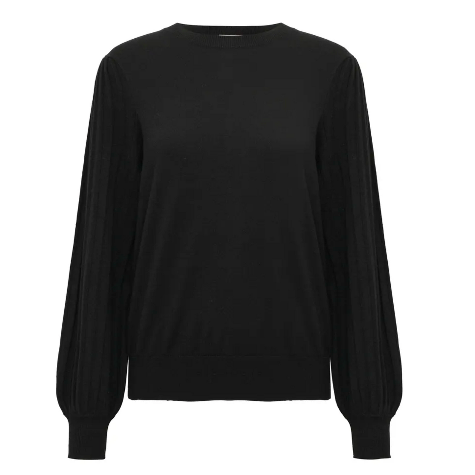 KA - Lone knit pullover - black