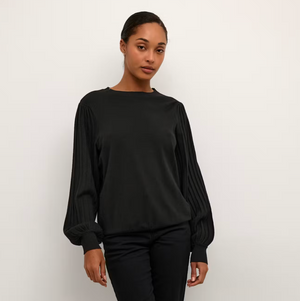 KA - Lone knit pullover - black