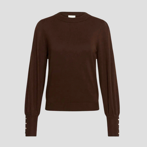 KA - Lizza sweater - coffee bean brown