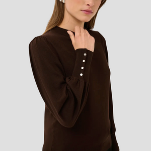 KA - Lizza sweater - coffee bean brown