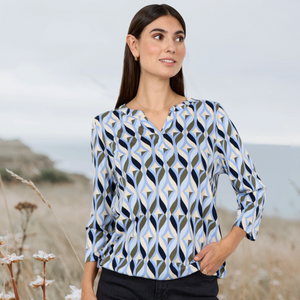 SC - Felicity top - navy combi