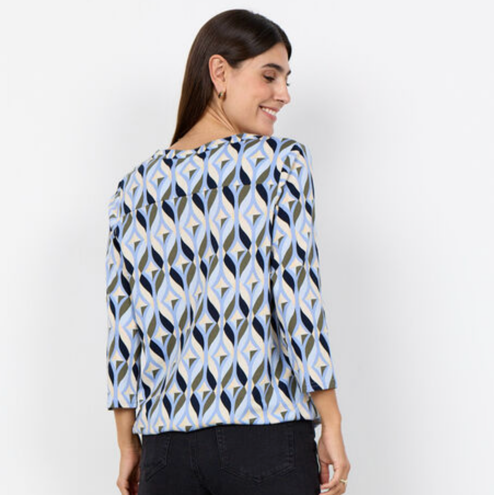 SC - Felicity top - navy combi