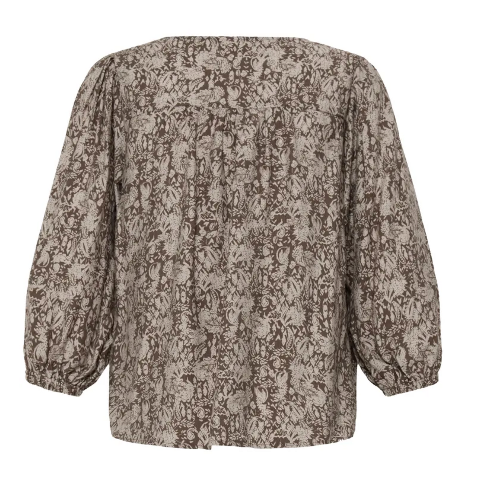 FR - Ariana v-neck blouse - floral paisley