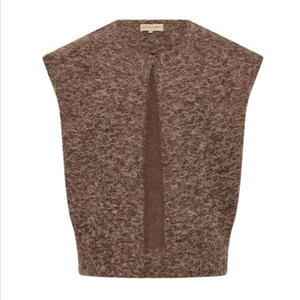 SC - Hira vest - chocolate plum melange