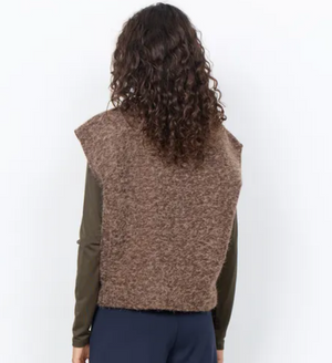 SC - Hira vest - chocolate plum melange