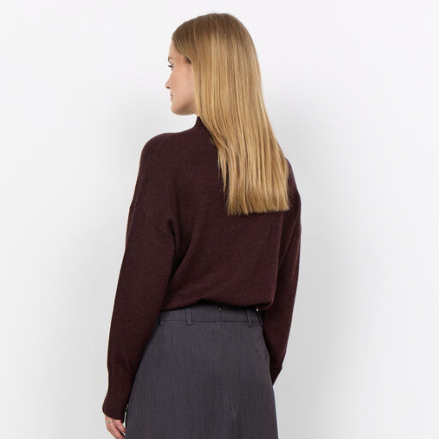 SC - Hannele sweater - chocolate plum