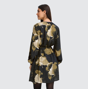 FR - Ariana dress - navy watercolour