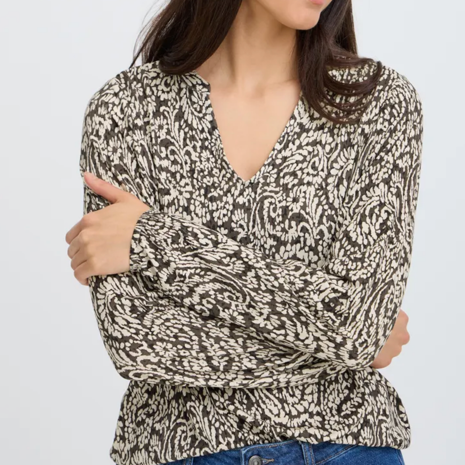 FR - Amy v-neck blouse
