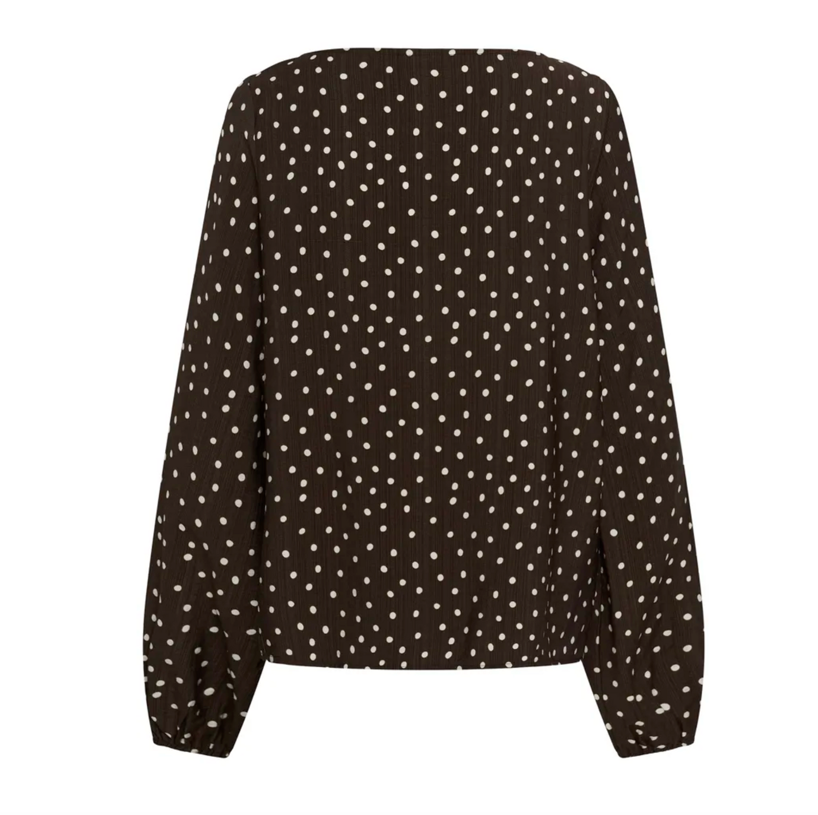 KA - Nadira blouse - coffee bean/dot