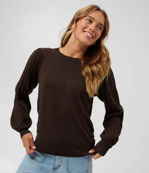 KA - Lone knit pullover - fudge