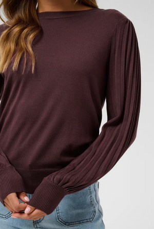 KA - Lone knit pullover - fudge