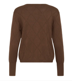 KA - Lizza argyle pullover - carafe