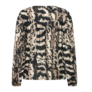 FR - Ariana blouse - abstract driftwood