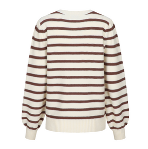 CS - Aimy knit cardigan - mocha stripe