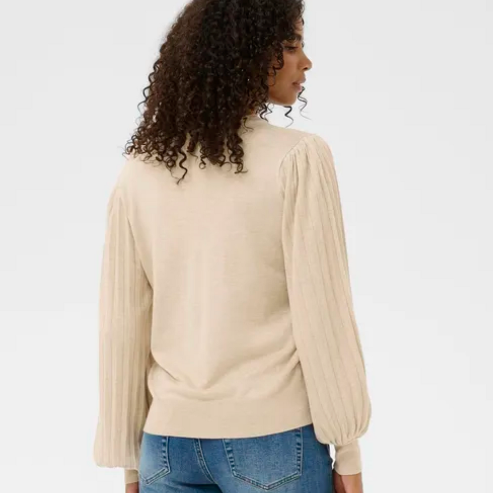 KA - Lone knit pullover - feather gray