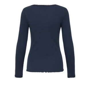 FR - Hizamond longsleeved tee - navy
