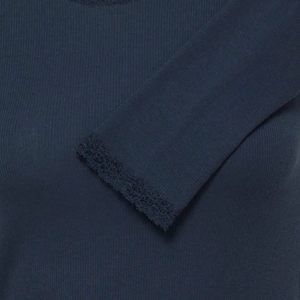 FR - Hizamond longsleeved tee - navy