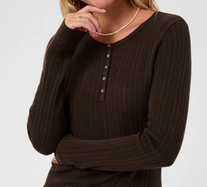 CR - Peloa top - brown