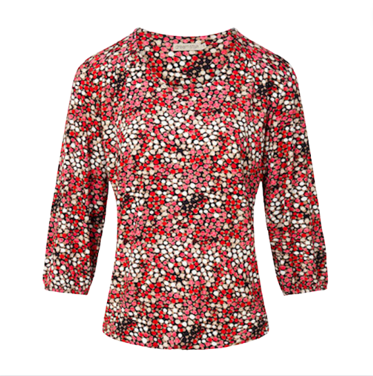 DS - Jeanny red-print top
